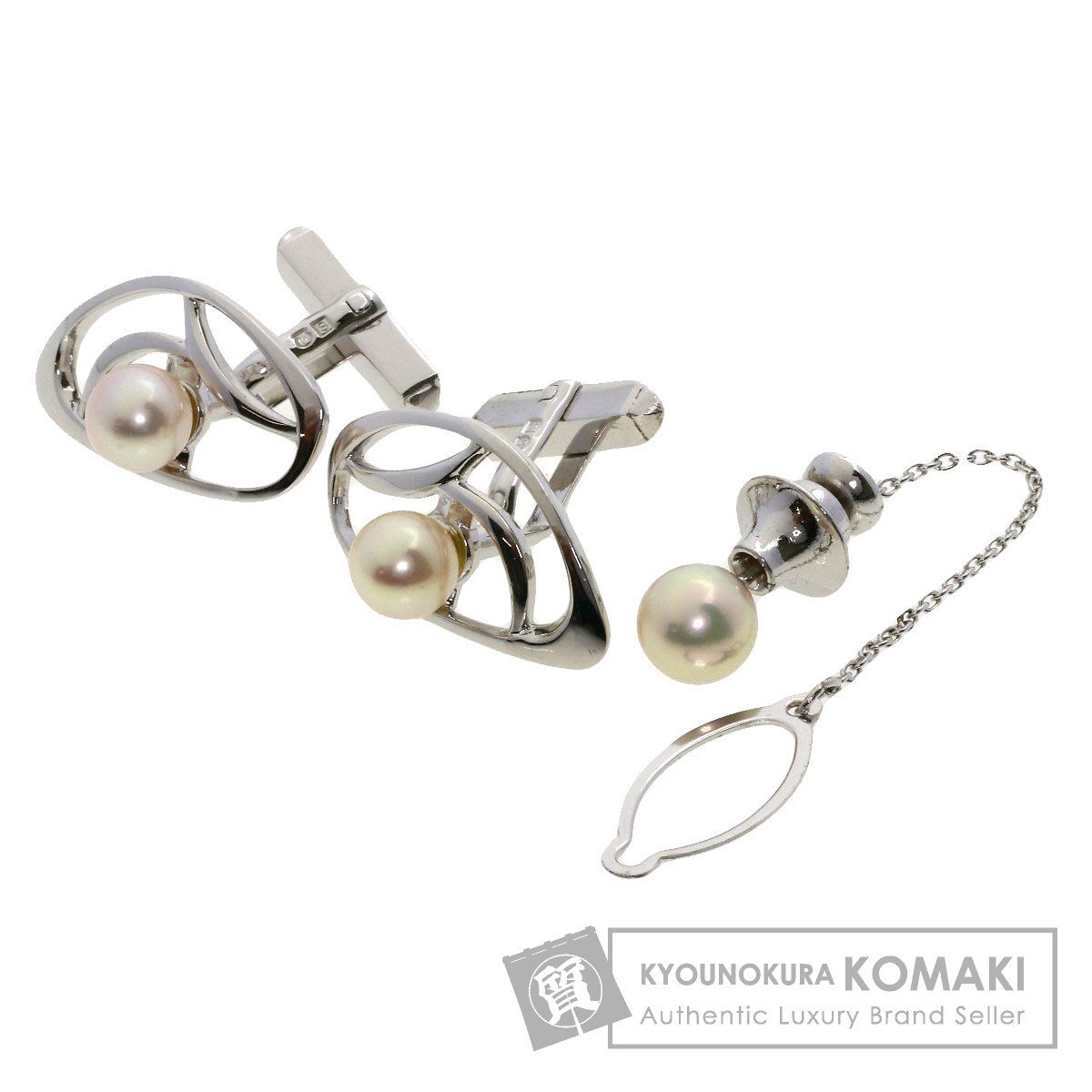 MIKIMOTO ミキモトパールピンブローチ SV