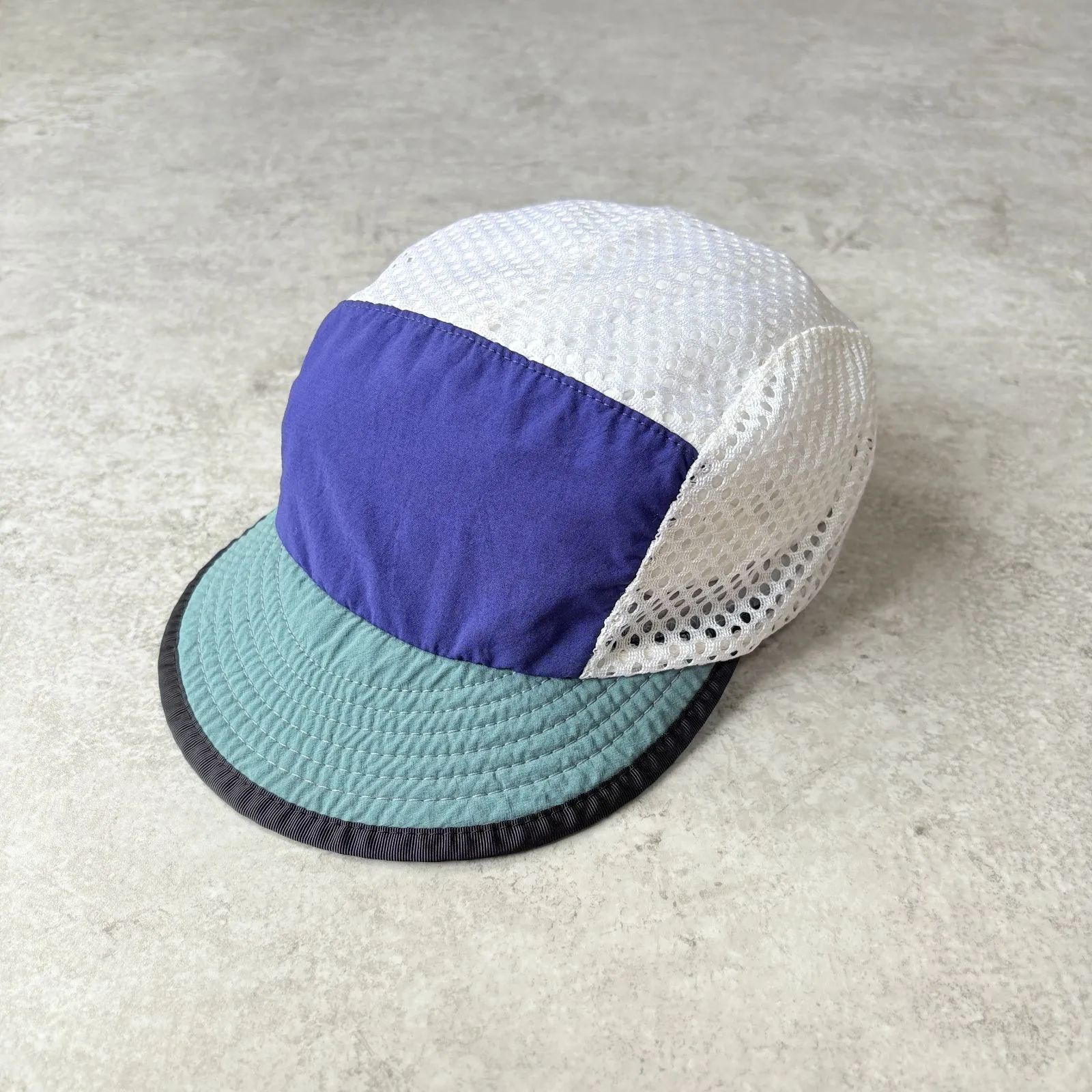 90s USA製 patagonian Duckbill Cap 【 Blue × navy