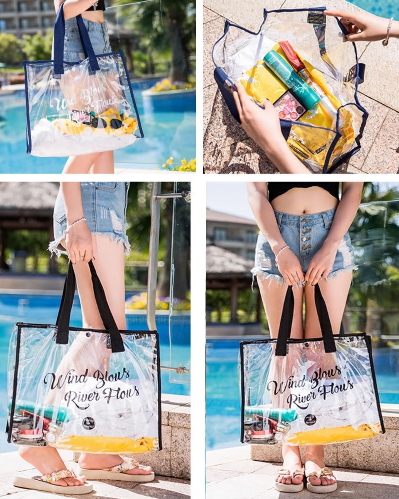 pvc 透明ビニールバッグ