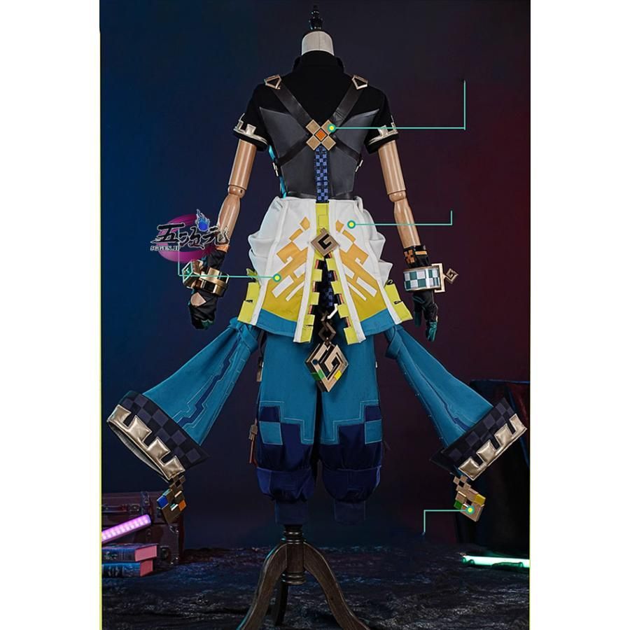 江南猫次 原神 コスプレ キィニチ 衣装 ※ウィッグ 靴 武器 追加