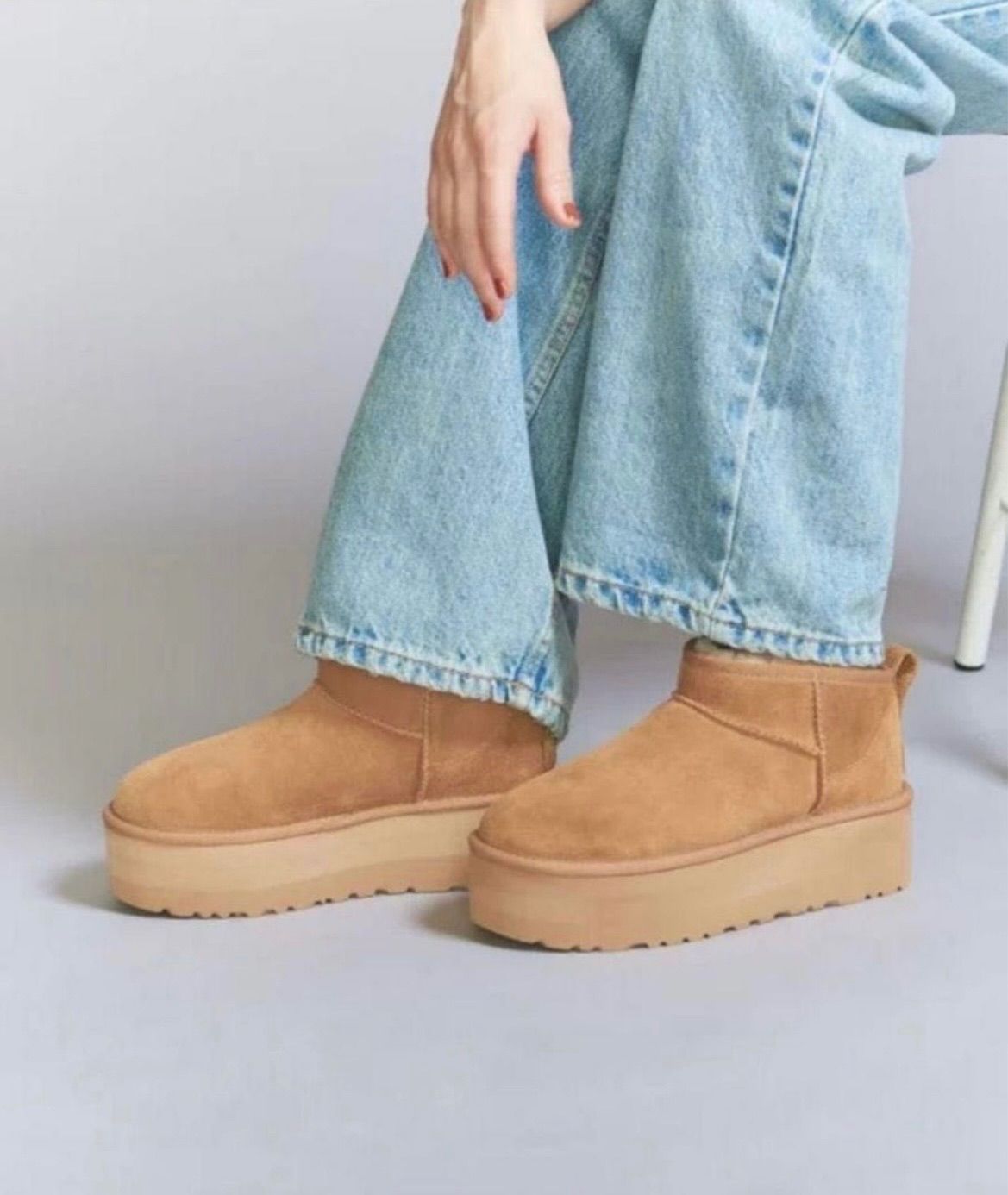 UGG☆CLASSIC トール サイズ7 24㎝ チェスナット ムートンブーツ - 靴