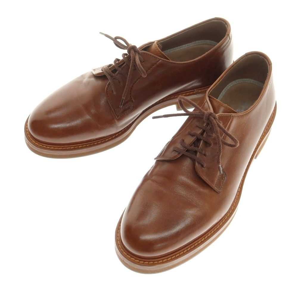 ブルネロクチネリ Brunello Cucinelli プレーントゥ ドレスシューズ ブラウン サイズ42 メンズ