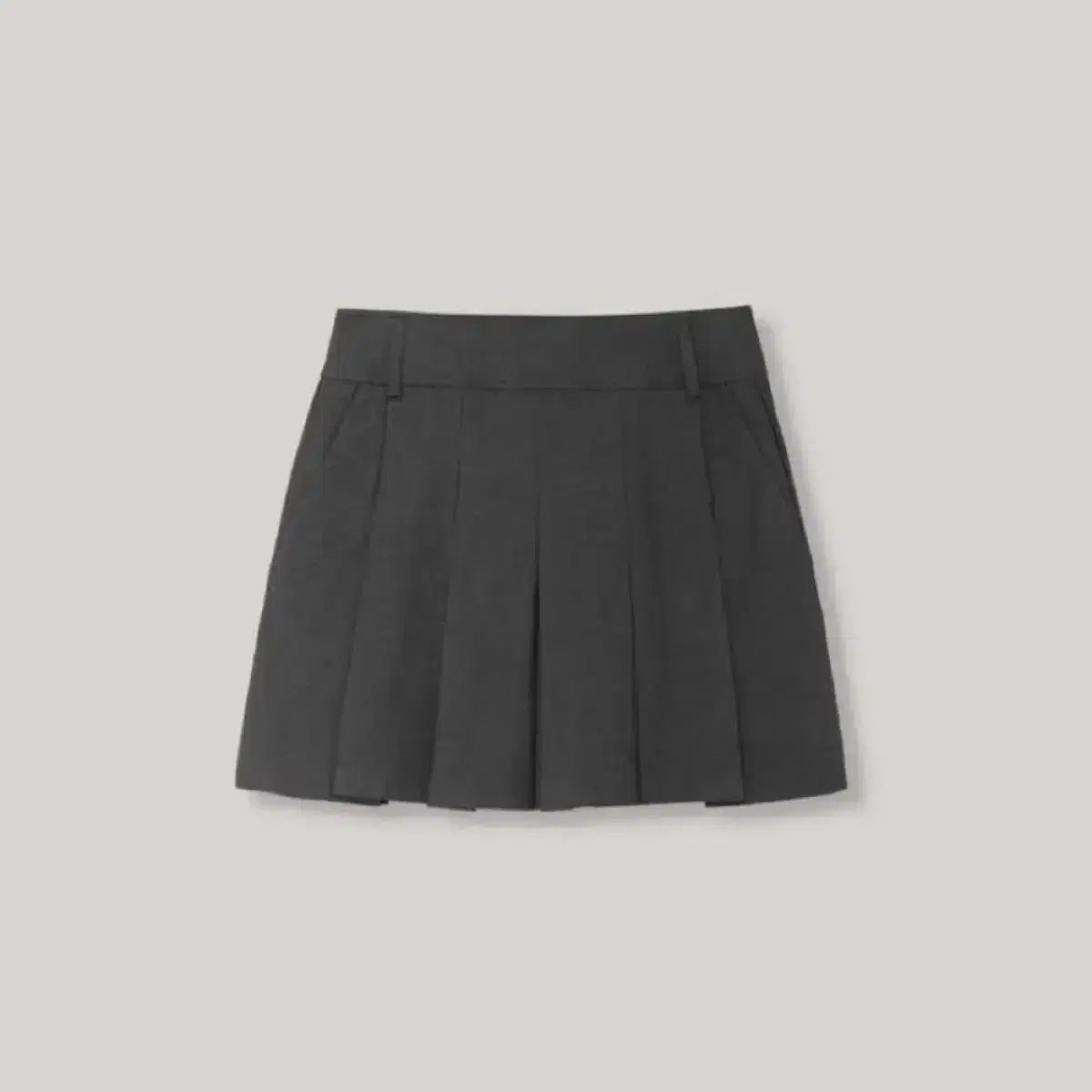 ARCHIVE JTOU ハウエル プリーツ スカート チャコール グレー S