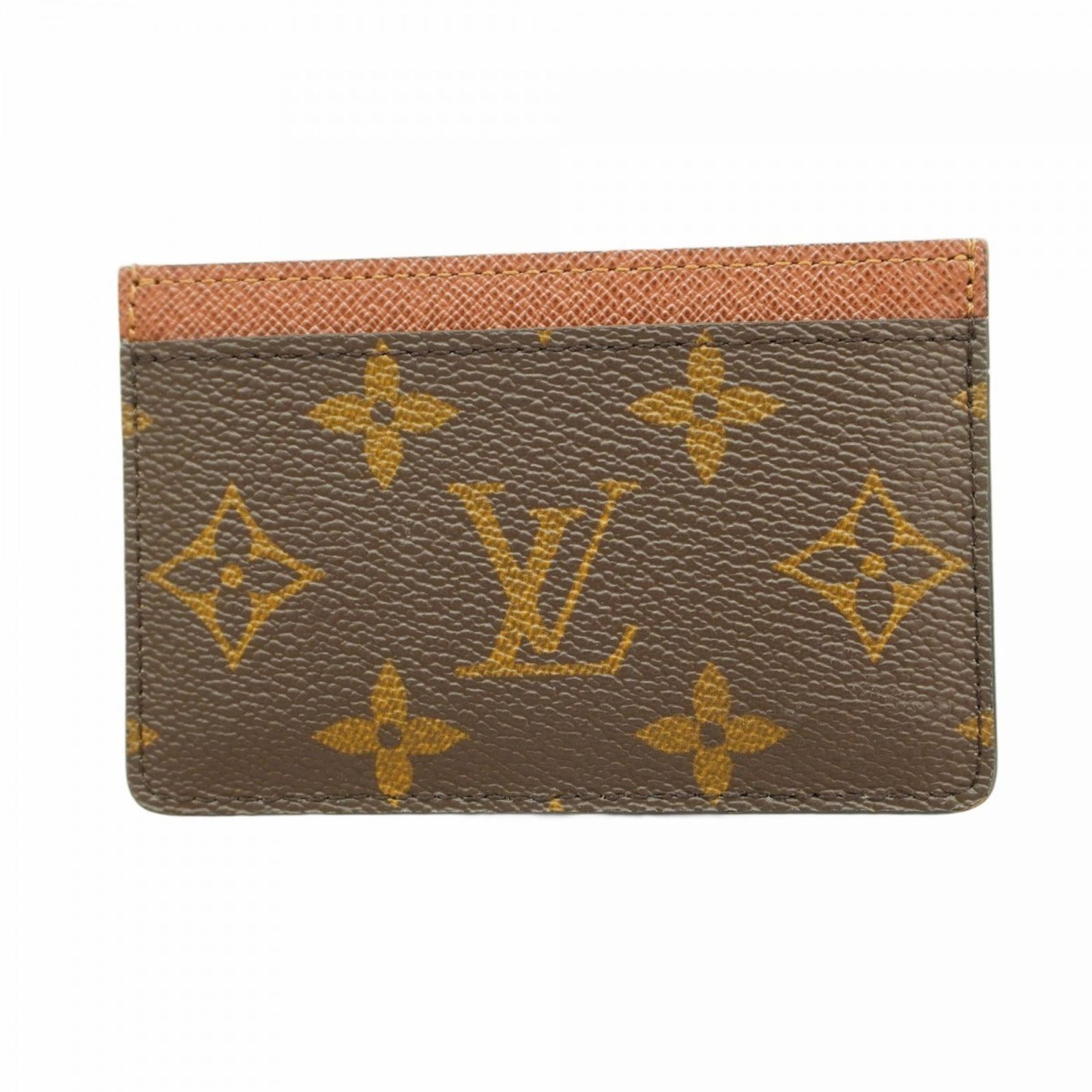 ルイ ヴィトン Louis Vuitton ルイ ヴィトン 名刺入れ カードケース モノグラム ポルトカルトサーンプル M61733 ブラウンメンズ レディース