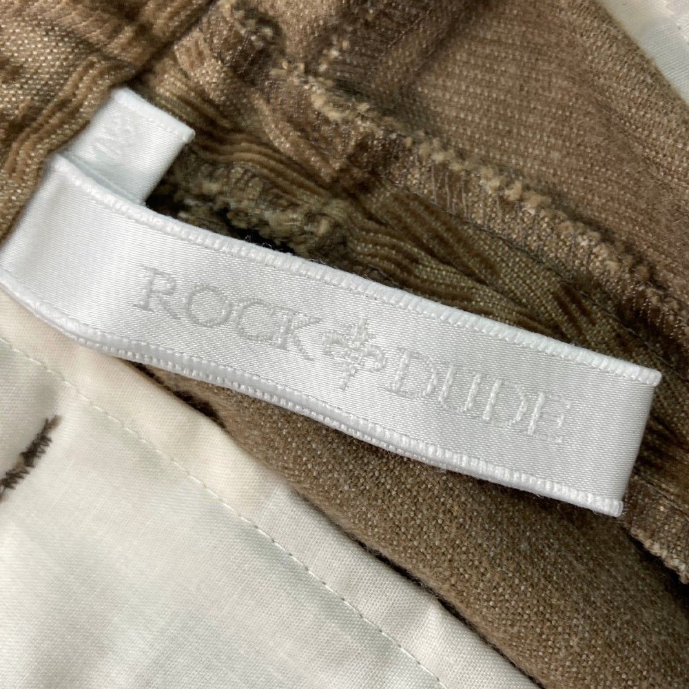サイズ：03 ROCK DUDE ロックデュード  コーデュロイパンツ 千鳥柄 ブラウン系 [240101455089] ゴルフウェア メンズ ストスト サイズ：03 ROCK DUDE ロックデュード コーデュロイパンツ 千鳥