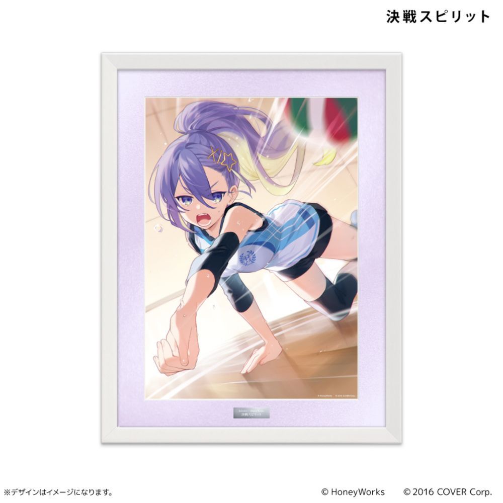 ☆ 決戦スピリット ☆ ホロライブ×ハニーワークス 複製原画 ホロライブ グッズ ハニーワークス 複製原画 hololive 複製 原画 レプリカ 複製画 A3サイズ コンセプトアート ネームプレート HoneyWorks vtuber キャラクター