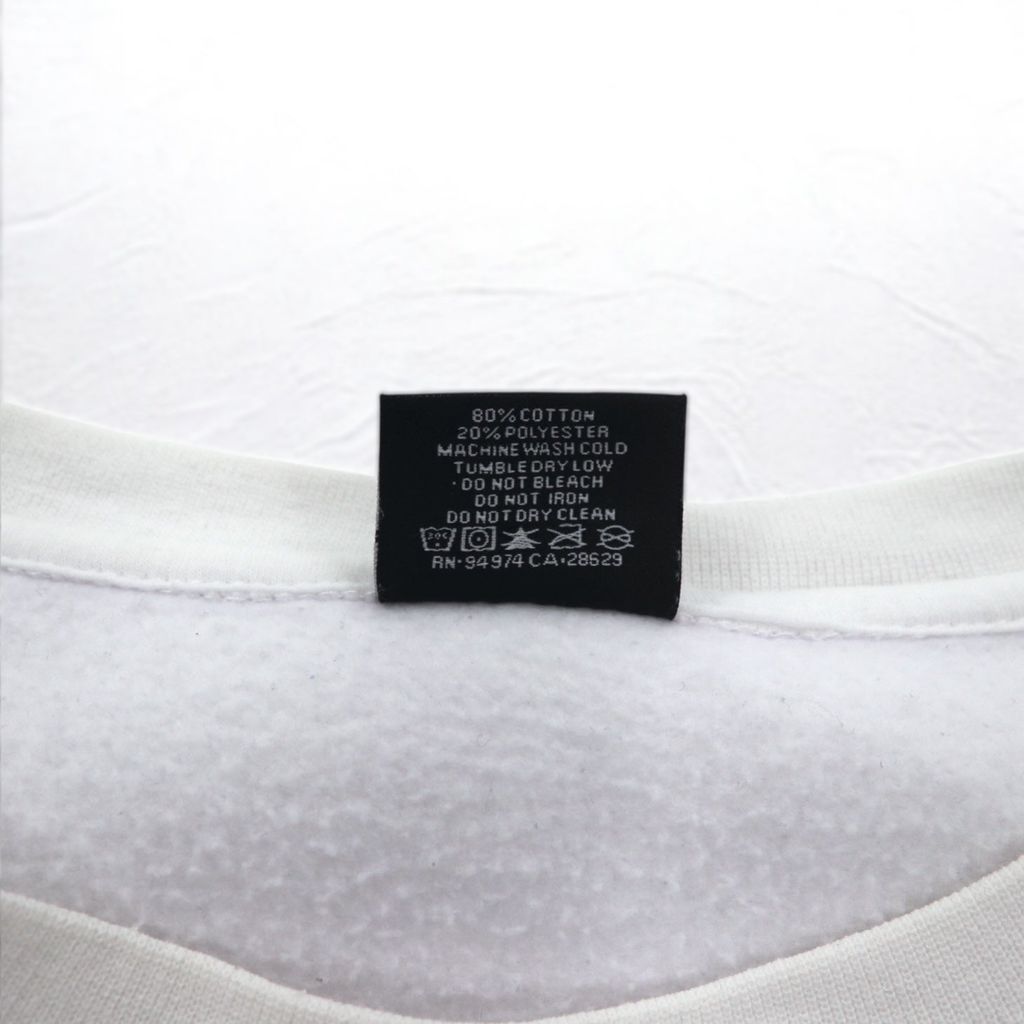 STUSSY USA製 アーチロゴ スウェット XL ホワイト コットン STUSSY USA製 アーチロゴ スウェット XL ホワイト コットン