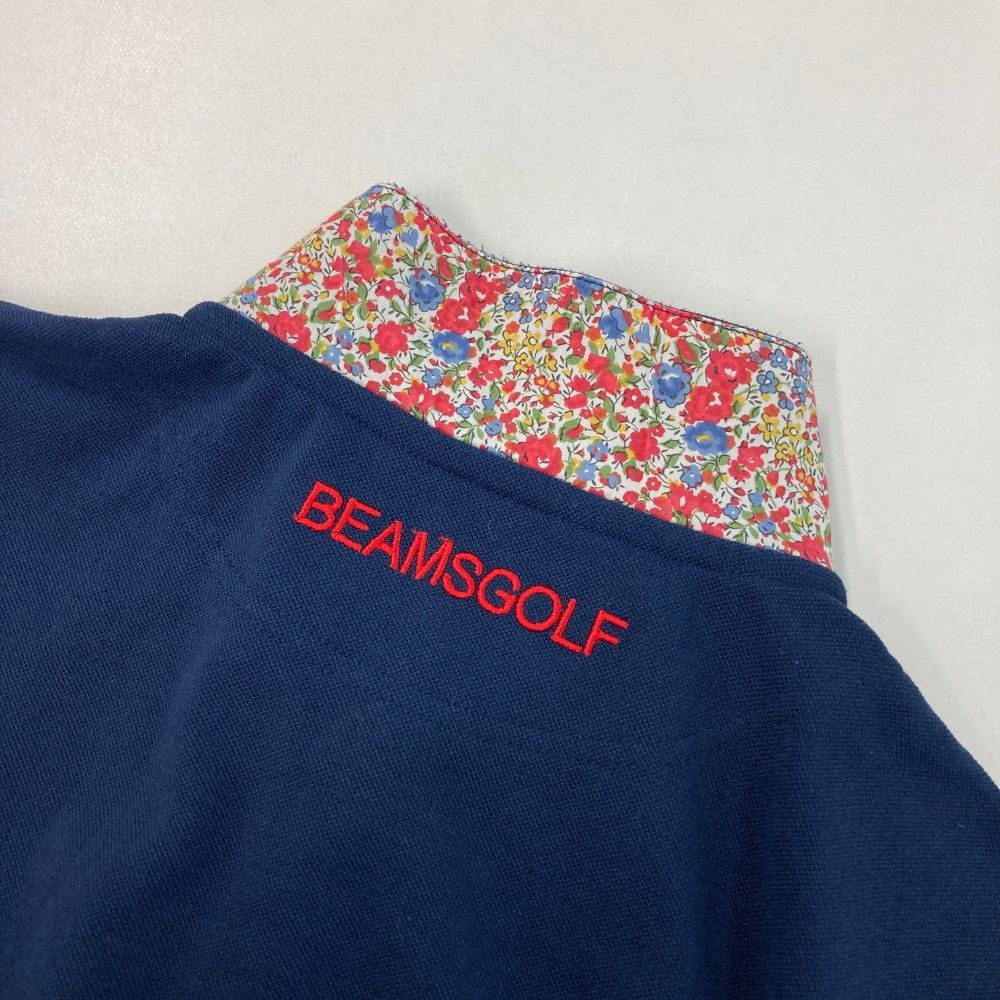 【半額】BEAMS GOLF ポロシャツ ネイビー 20%OFF価格／(超美品)2020年＊BEAMS GOLF ビームスゴルフ 半袖