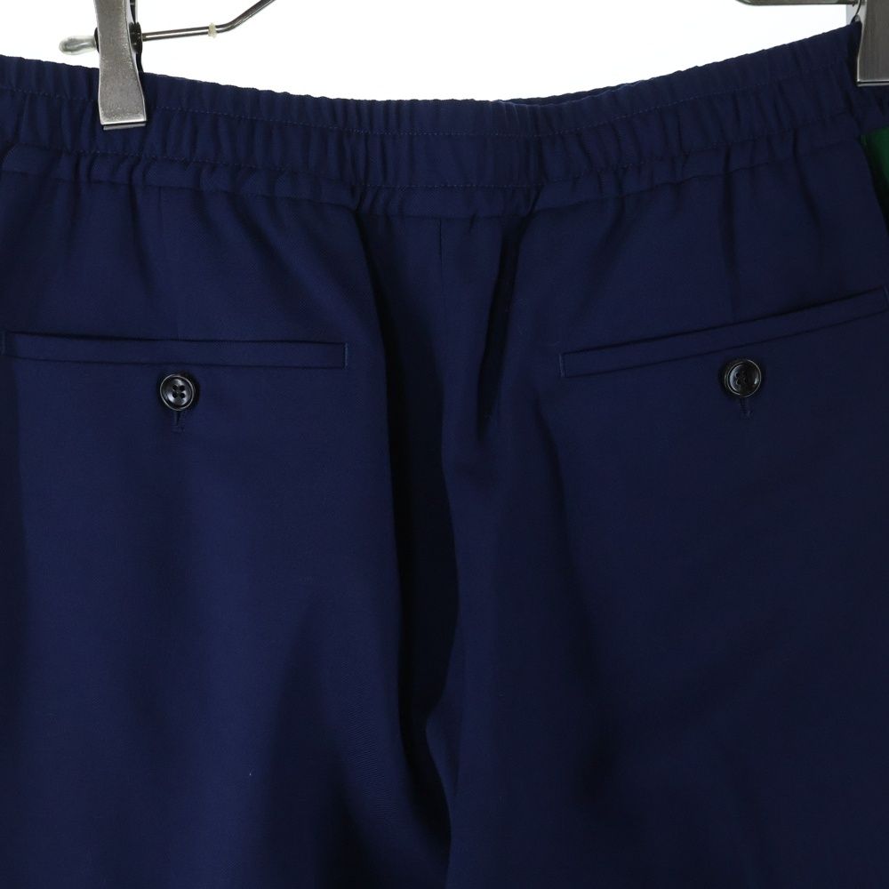 GUCCI グッチ 18 SS STRIPE CROPPED PANT ストライプ クロップド パンツ ネイビー 493714 Z 6903