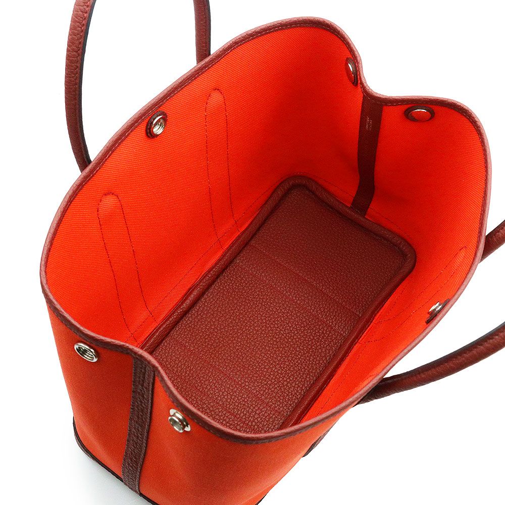 エルメス ガーデンパーティ TPM 30 ハンドバッグ トワルミリタリー