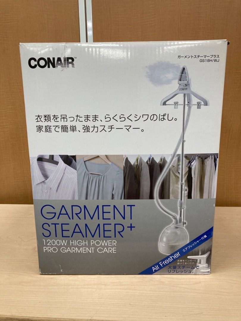 CONAIR ガーメントスチーマー プラス CGS18H/WJ ホワイト - アイロン CONAIR ガーメントスチーマー プラス CGS18H/WJ ホワイト - アイロン