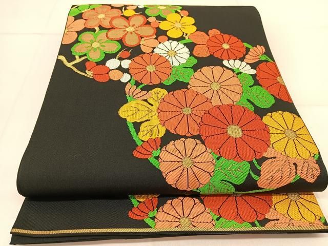 送料無料　緑檀根付　兎　提げ物　『友一』銘 友禅販売 京・友禅 花うさぎ（浅緑）柄の和柄生地通販なら都香庵