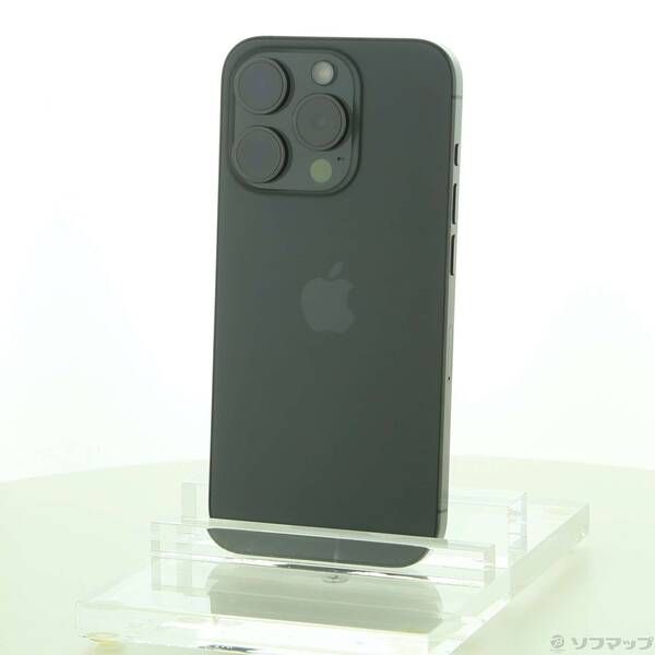 中古品〕 iPhone15 Pro 128GB ブラックチタニウム FTU73J／A SIMフリー