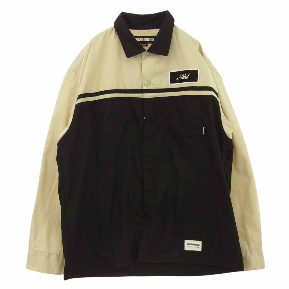 NEIGHBORHOOD ネイバーフッド 23AW 232TSNH-SHM02 TWO TONE WORK SHIRT