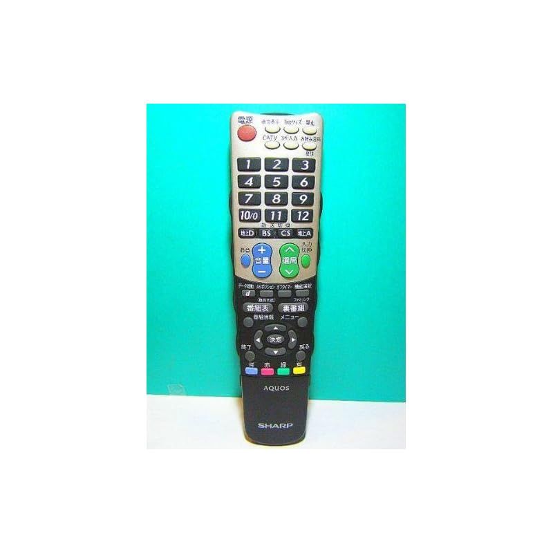 シャープ SHARP シャープ 液晶テレビ AQUOS 純正リモコン GA826WJSA 0106380309 0