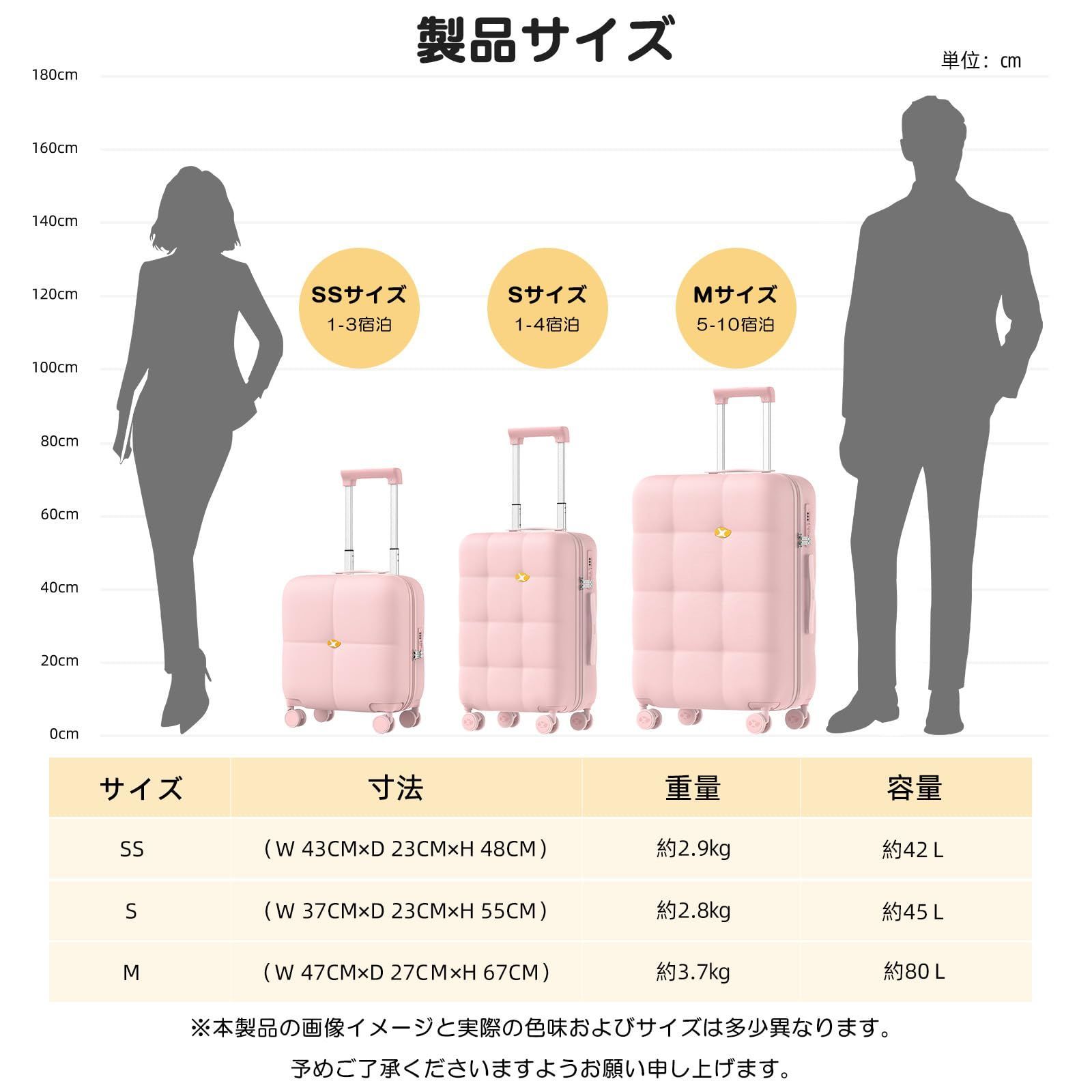 ダブルキャスター 静音 TSAロック 耐衝撃 フック機能 ファスナータイプ