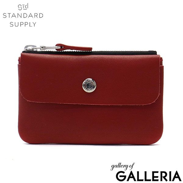 正規取扱店 スタンダードサプライ キーケース メンズ レディース 車 スマートキー 本革 ブランド STANDARD SUPPLY 小銭入れ PAL KEY CASE RED