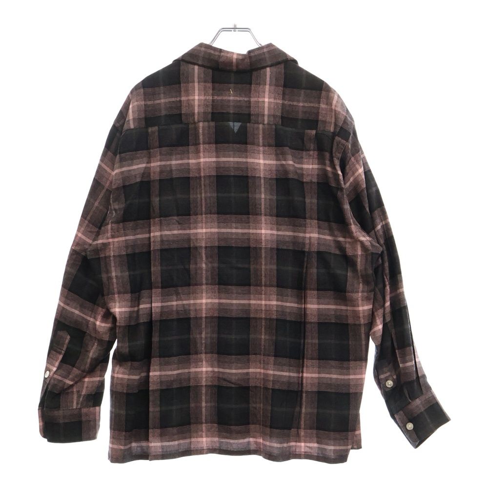 WACKO MARIA (ワコマリア) 24AW OMBRE CHECK OPEN COLLAR SHIRT L/S