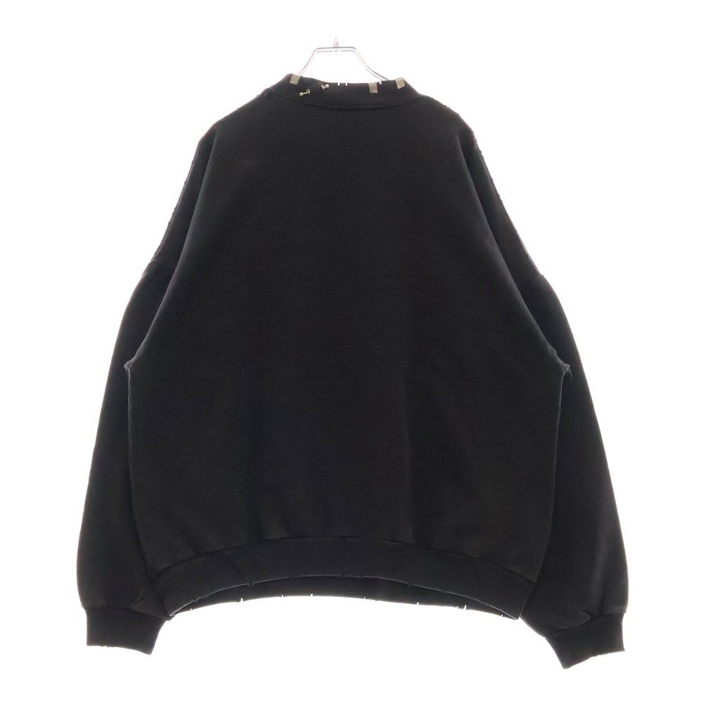 バレンシアガ　トレーナー BALENCIAGA】ピアスラウンドオーバーサイズスウェットシャツ