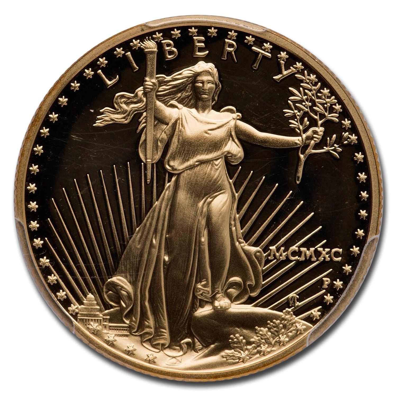 準最高鑑定 PCGS PR69DCAM 1990 5$ ゴールドイーグル 金貨 準最高鑑定 PCGS PR69DCAM 1990 5$ ゴールドイーグル 金貨 準最高鑑定