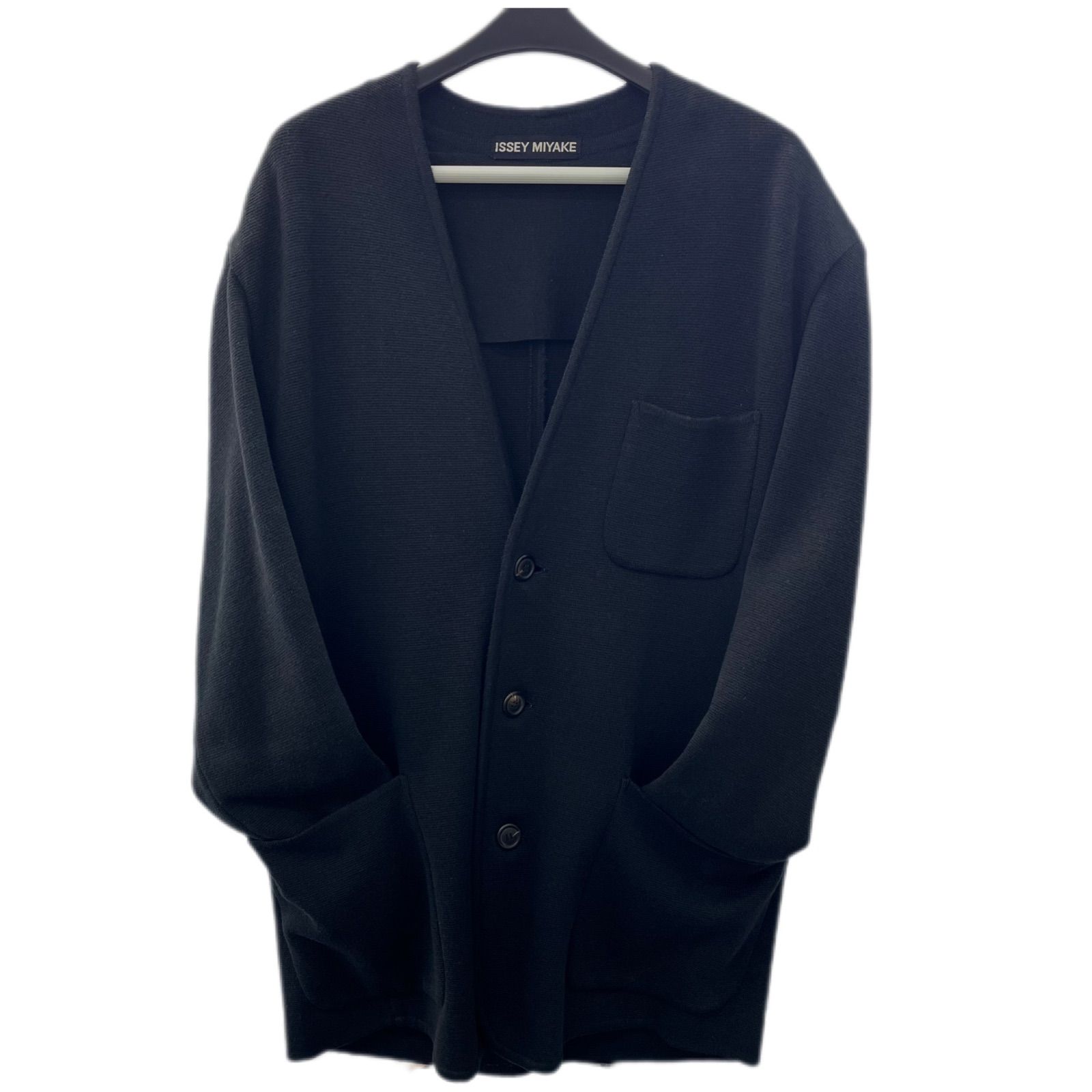 me ISSEY MIYAKEイッセイミヤケ プリージャケット カーディガン ISSEY MIYAKE イッセイミヤケ ジャケット カーディガン ブラック