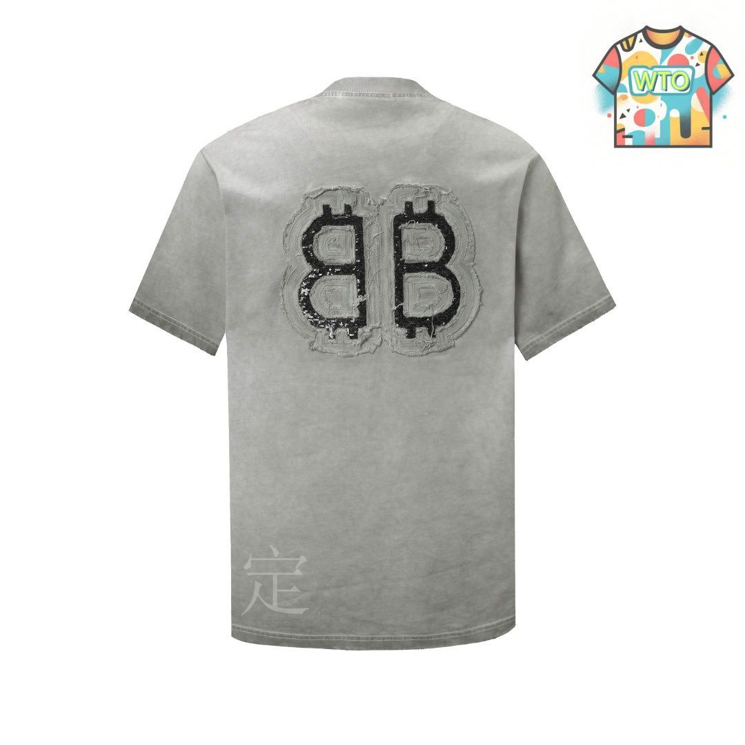 今日特価】BALENCIAGA Spring/Summer 重磅洗い加工 デニムパッチ