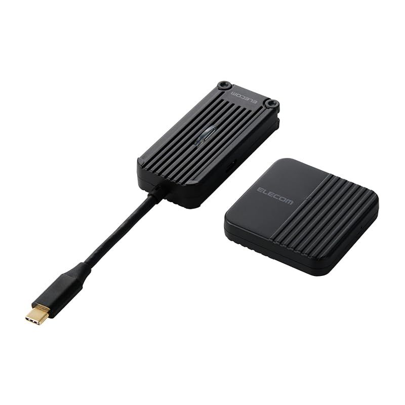 エレコム ワイヤレス HDMI 送受信機セット 無線 USB Type-C 接続 5GHz|最大30m転送 フルHD|60Hz 有料コンテンツ対応 ブラック DH-CW4K110EBK 0