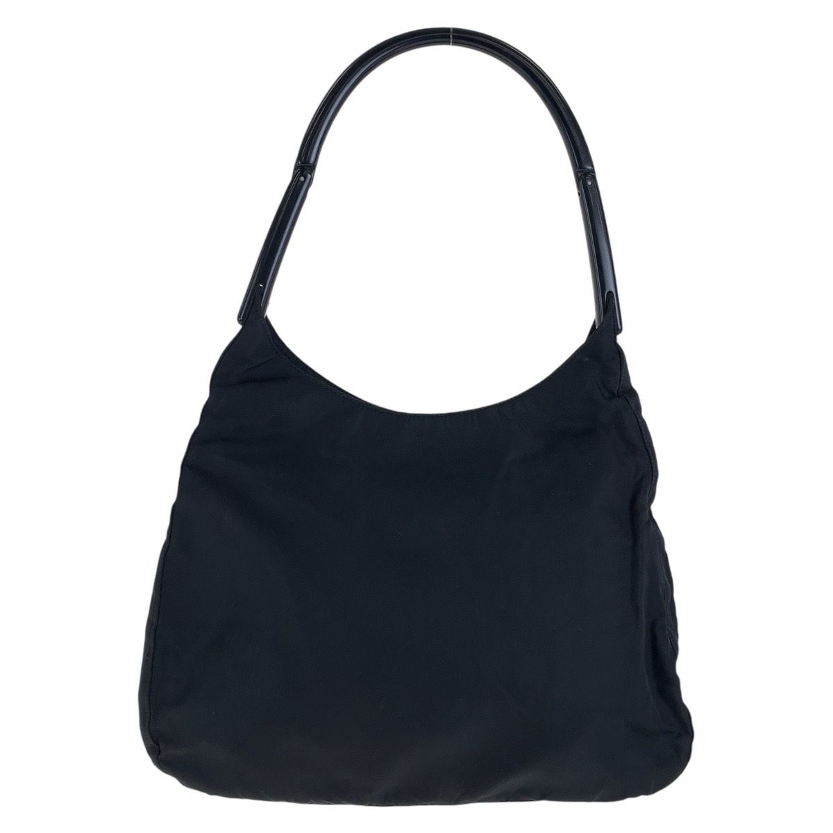 ✨PRADA✨プラダ✨三角ロゴプレート✨ブラック✨ナイロン✨トートバッグ✨ 良品 PRADA プラダ 三角ロゴ プレート ナイロン テスート ミニ