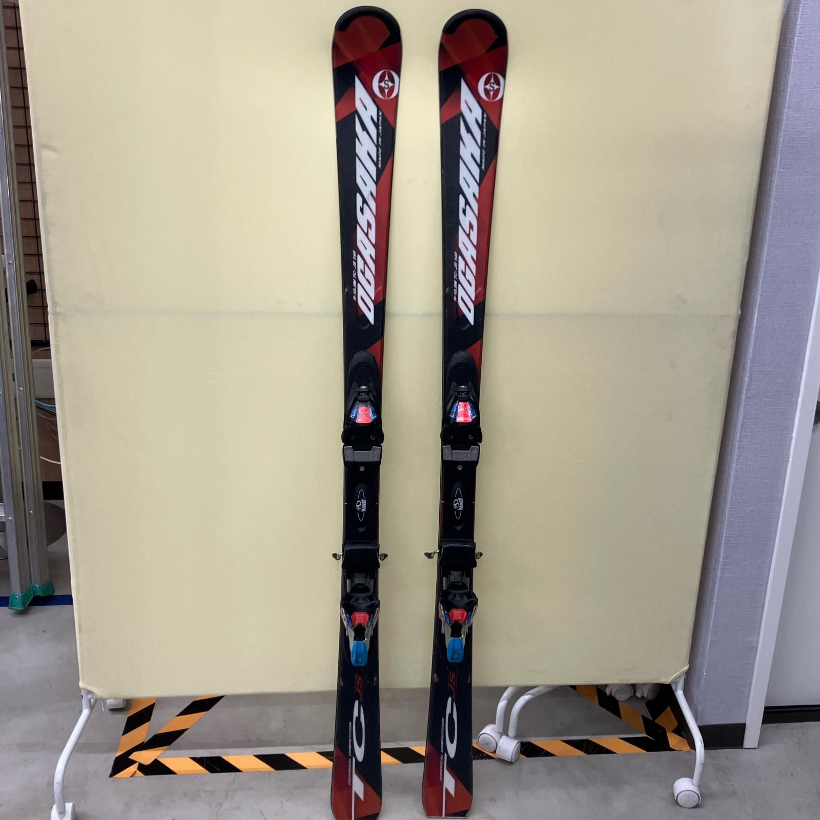 OGASAKA オガサカ カービングスキー 145cm TC JS ブラック×レッド