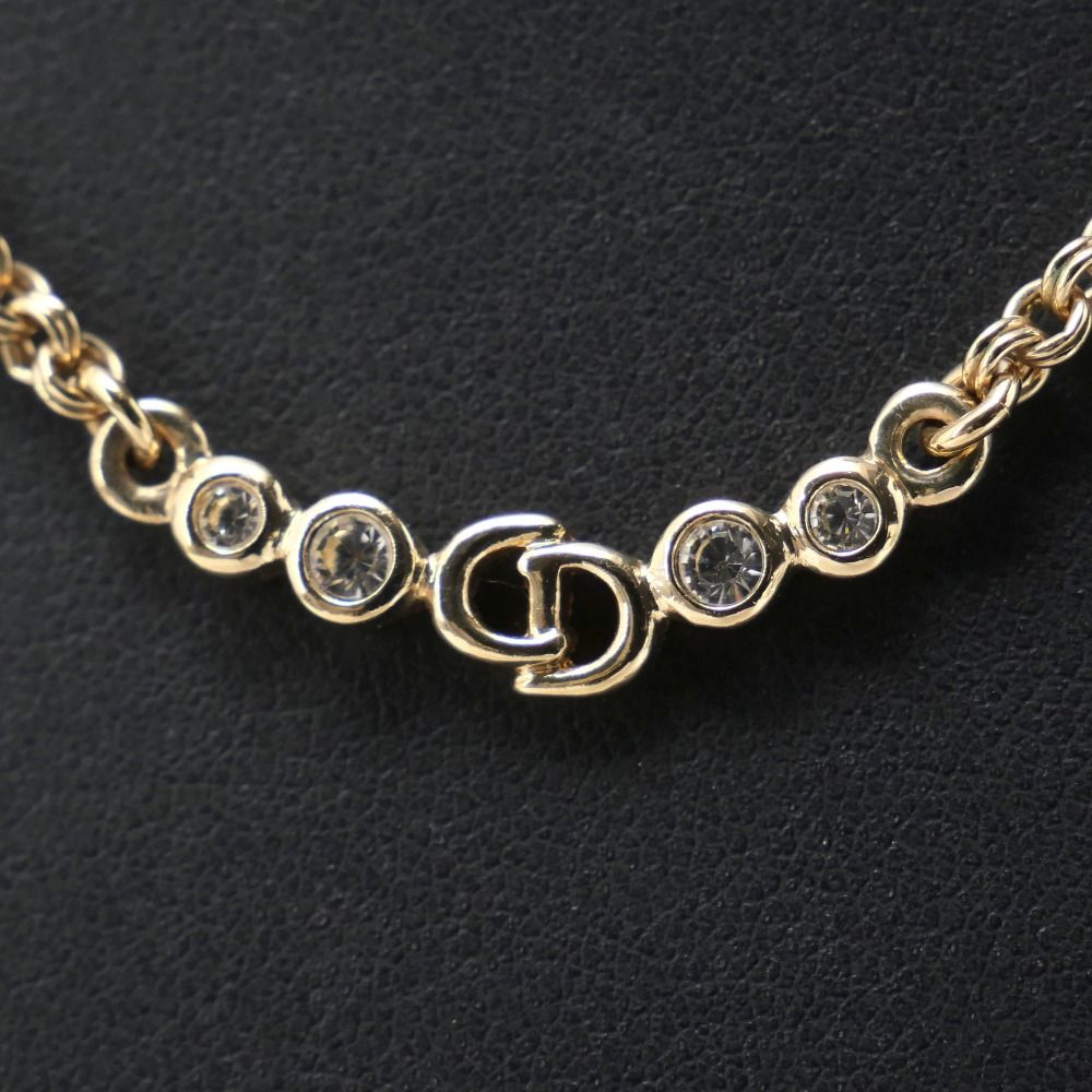 Christian Dior クリスチャンディオール ヴィンテージ ネックレス CD  