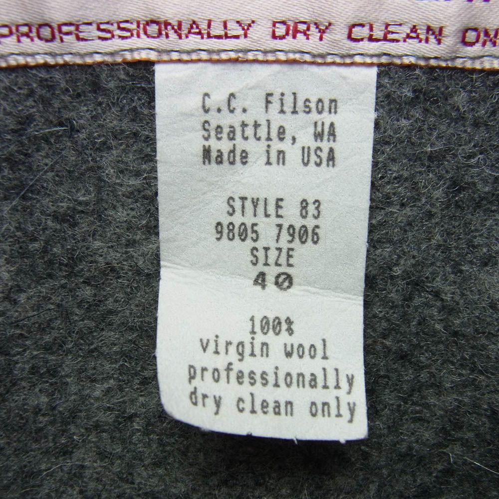 FILSON フィルソン 90s 98年製 DOUBLE MACKINAW CRUISER ダブル