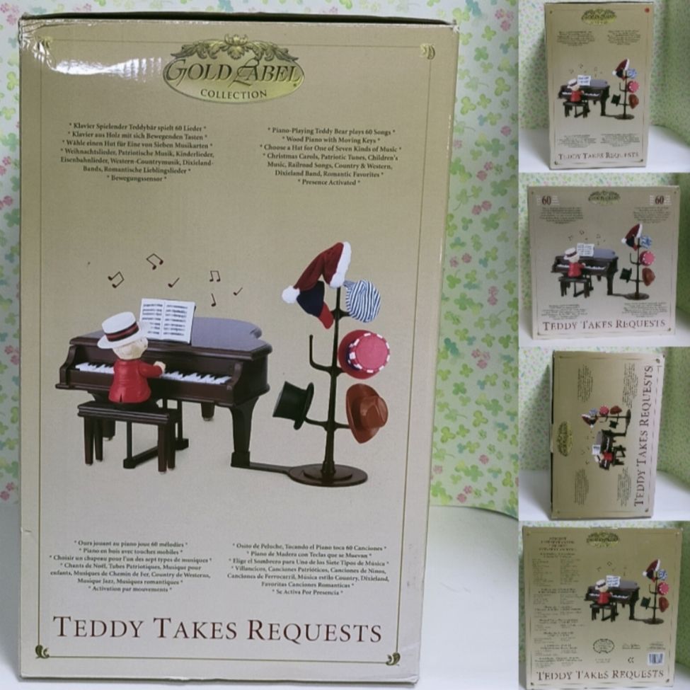 大特価放出! ミスタークリスマス テディベア ピアノ Teddy Takes