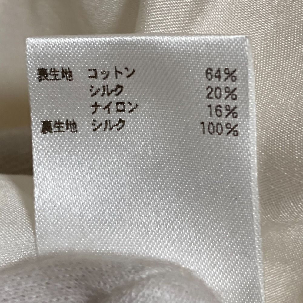 美品 BLAMINK ブラミンク コットンシルクジャガードキャミドレス  