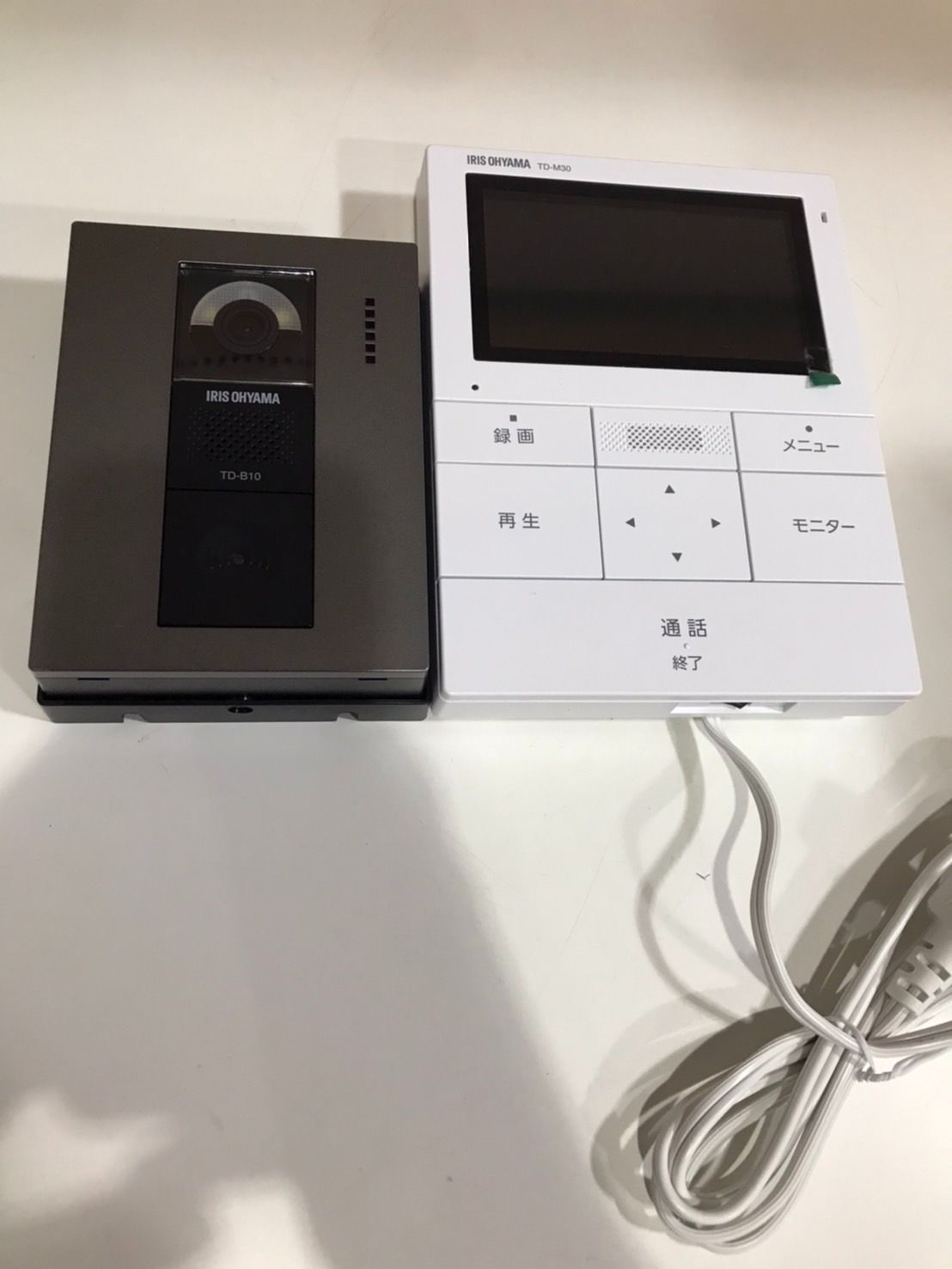 ♥品 本体のみ IRIS OHYAMA インターホンセット TD-B10 TD-M30