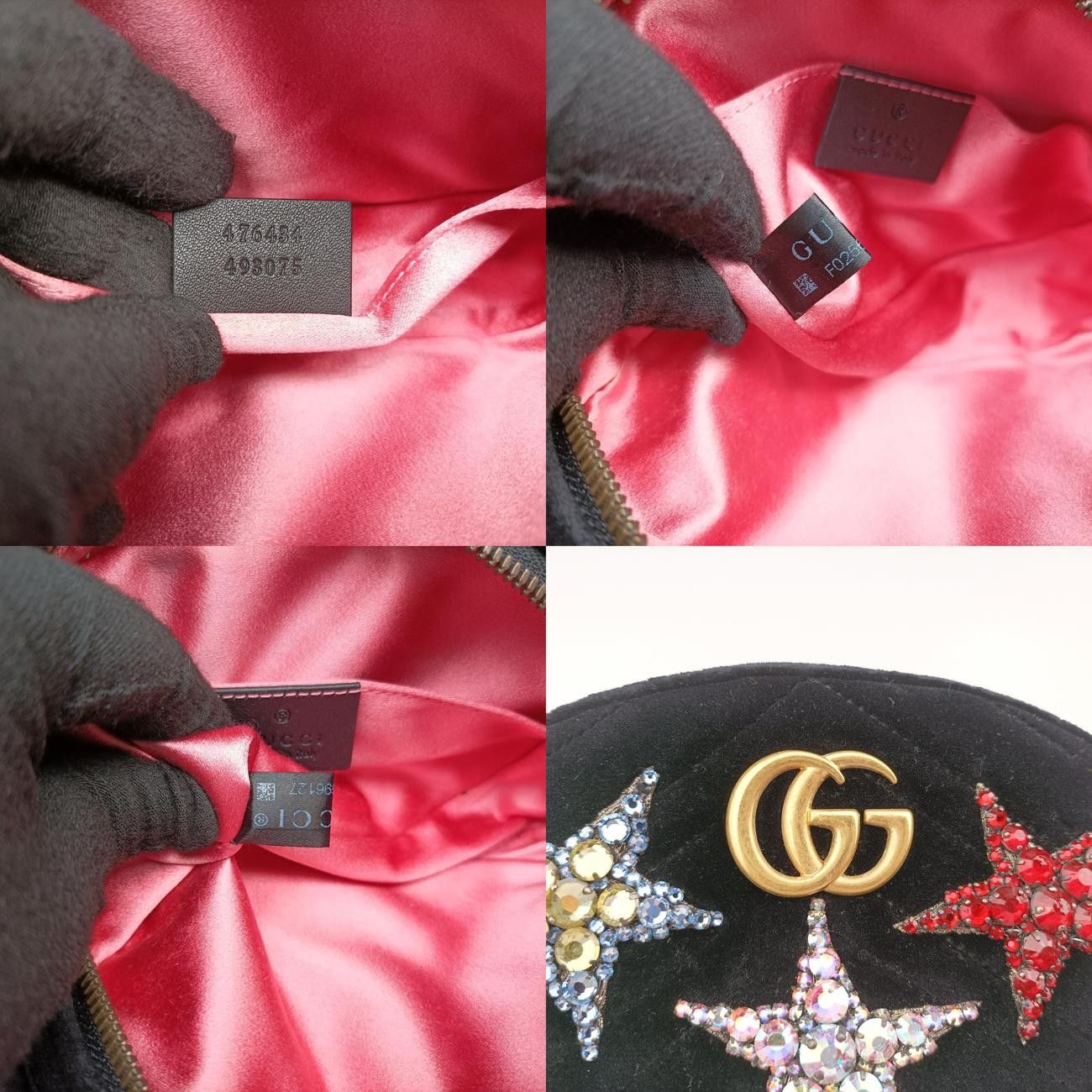 グッチGucciGGマーモントブラック×マルチ ベロア476434F025696127 DECORATOM_COM_BR