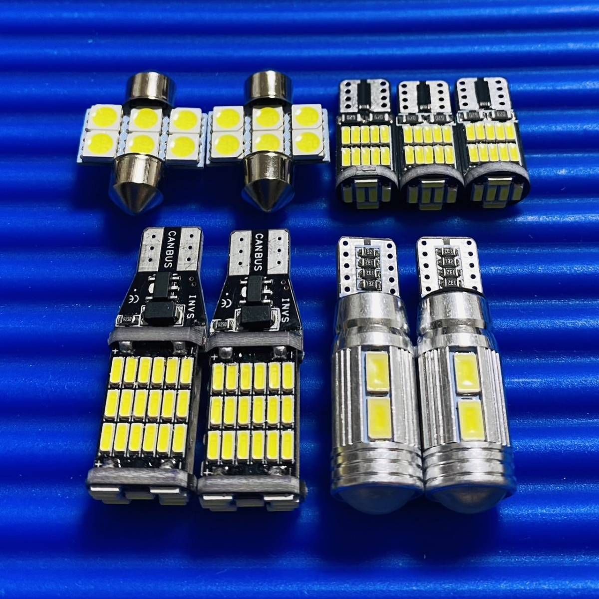 超爆光！ホンダ バモス ホビオ T10 LED ルームランプ バックランプ ナンバー灯 9個セット ホワイト ダイハツ HM3 4 HJ1 2  カー用品 パーツ - メルカリ