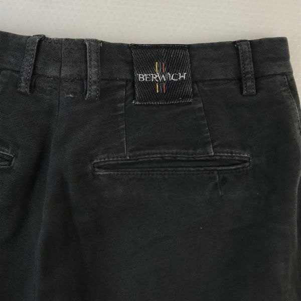 ベルウィッチ/BERWICH x BARNEYS NEW YORK★コットンパンツ【46/メンズM/股下70cm/チャコール/イタリア製】Pants/Trousers◆cBH501 ベルウィッチ/BERWICH x BARNEYS NEW YORK☆コットンパンツ【46/メンズ