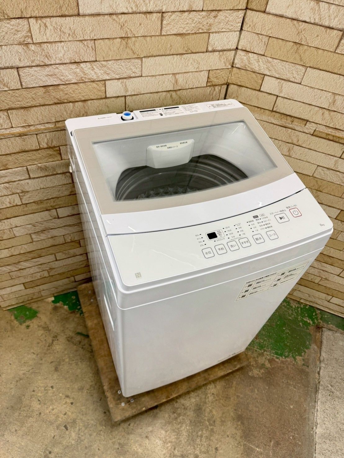 【高年式】大阪送料無料★3か月保障付★2024年★NT60L1WH★IS-880 高年式】大阪送料無料☆3か月保障付き☆洗濯機☆ニトリ☆6kg