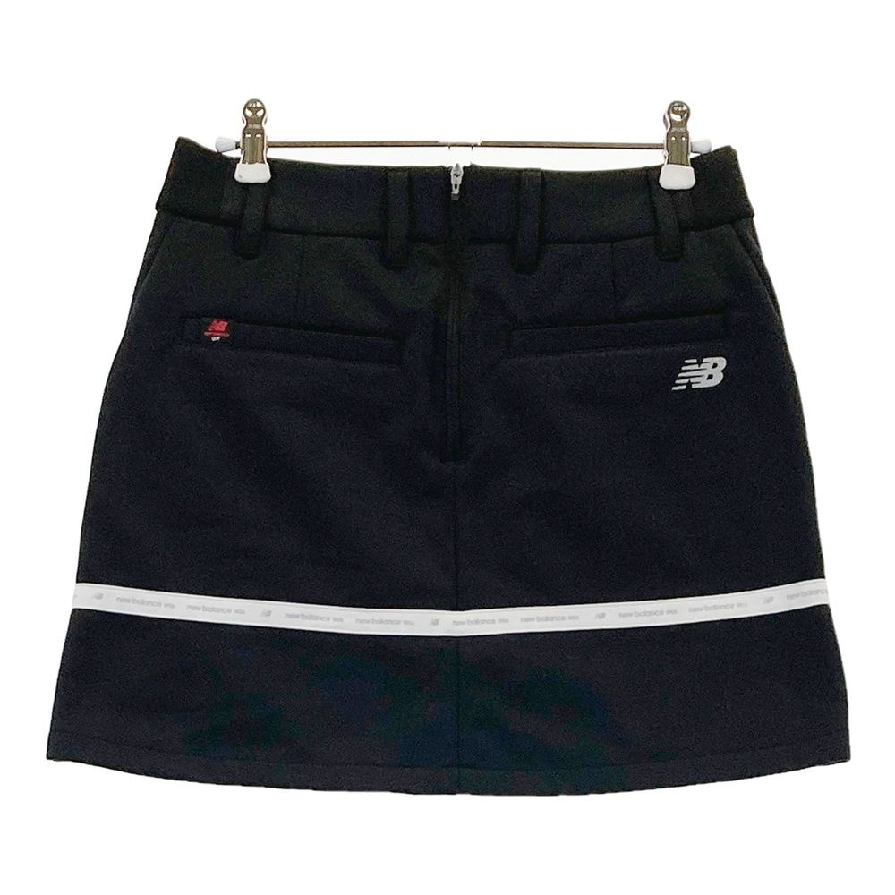 サイズ：0 NEW BALANCE GOLF ニューバランス 裏起毛 スカート ブラック
