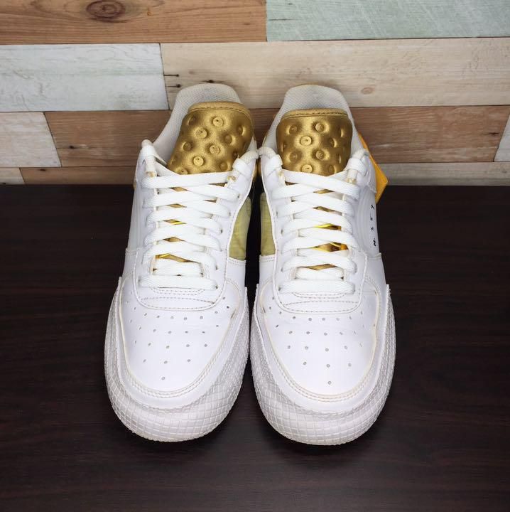 NIKE AIR FORCE 1-TYPE ナイキ エアフォース タイプ ホワイト ゴールド