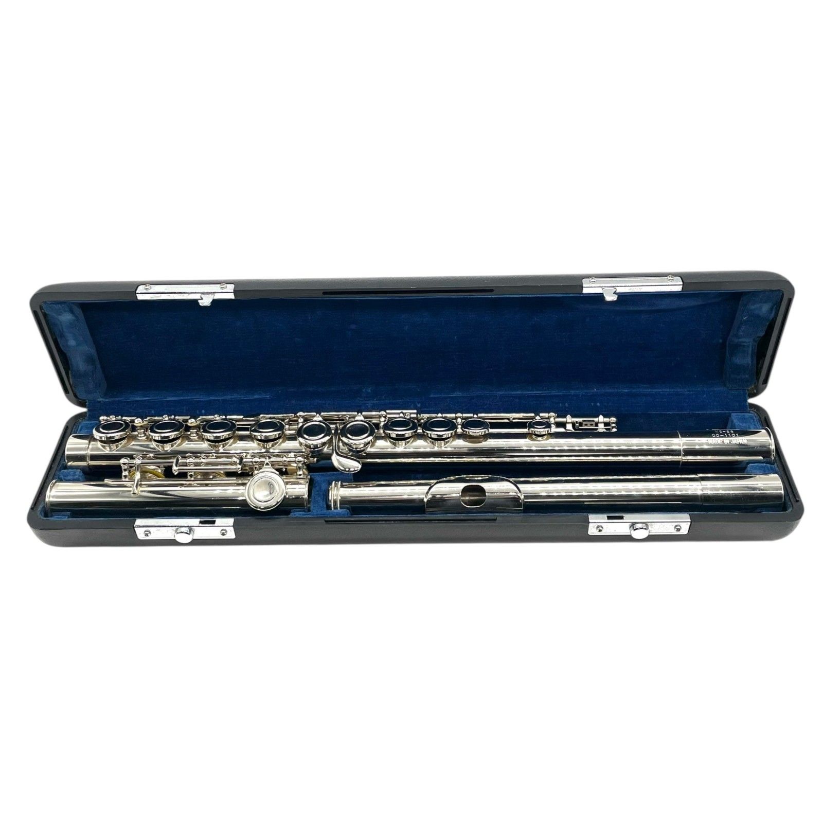 パール Pearl フルート ケース付き シルバー メッキ 管楽器 NC-96 管体刻印 吹奏楽 音楽 おすすめ R