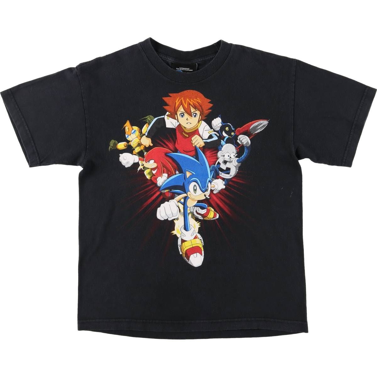 古着 SONIC X ソニックX キャラクタープリントTシャツ メンズXL相当|eaa576277