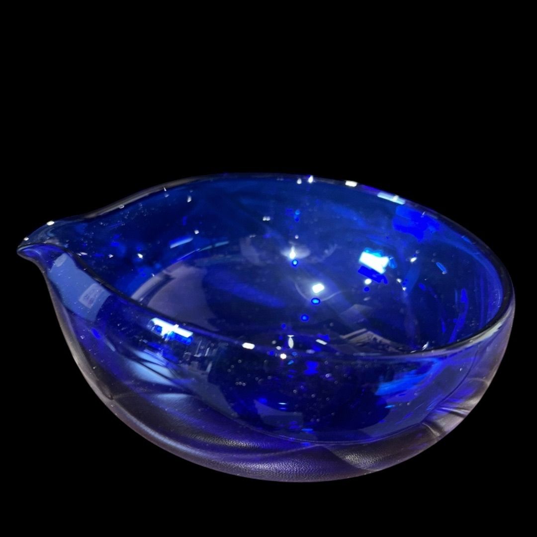 10 キッチン・日用品・その他 ガラス作家 河上恭一郎 銀縁瑠璃