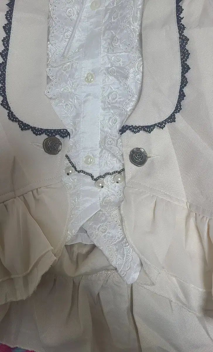 Axes femme アクシーズファム 白 ベスト