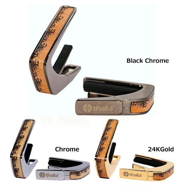 タリア カポ Thalia Capos Limited Series FLAMED MAPLE WABE ギター 12インチフレットパッド付属