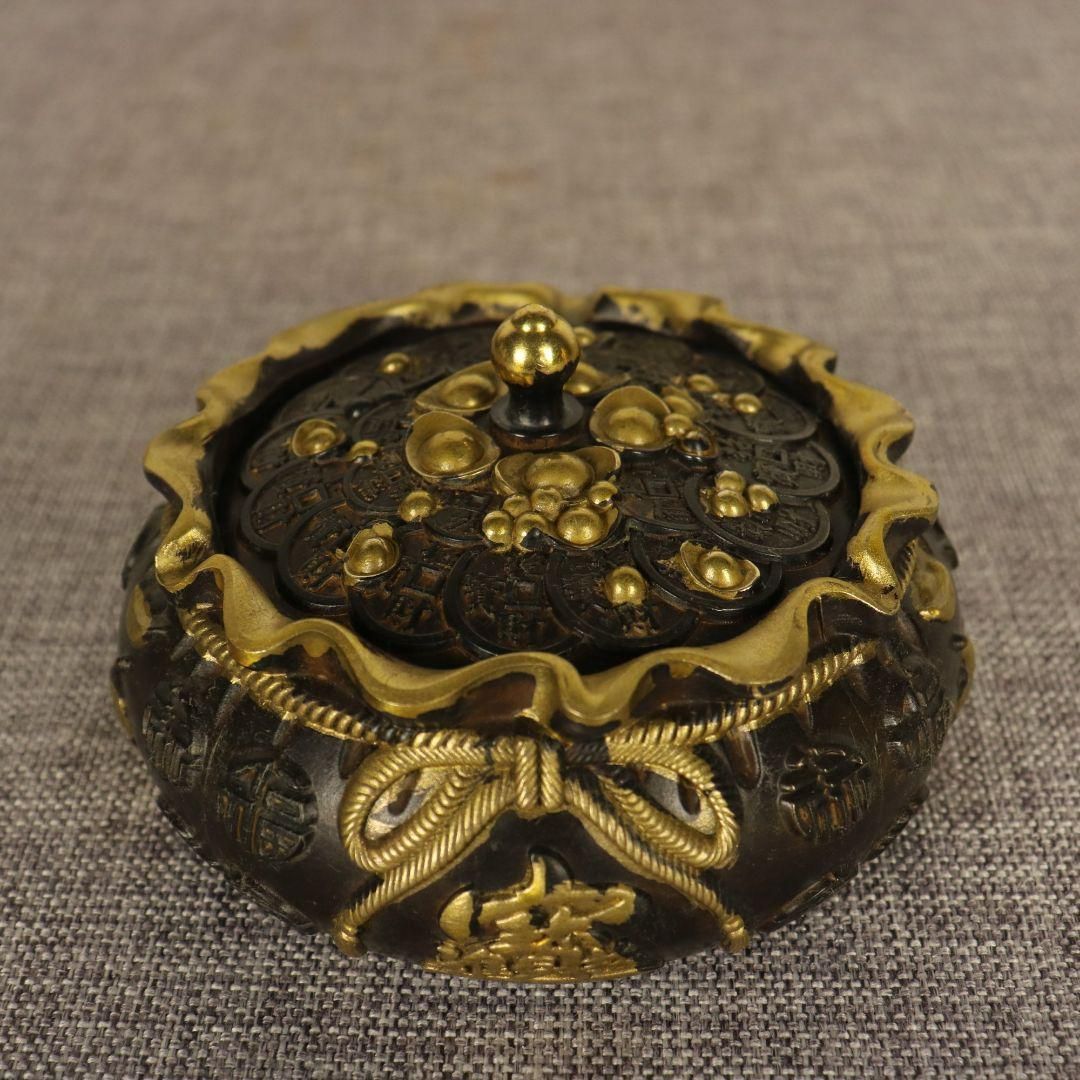 銅器 灰皿 茶道具 書道具 文房具 工芸品 美術品 置物 【公式通販】