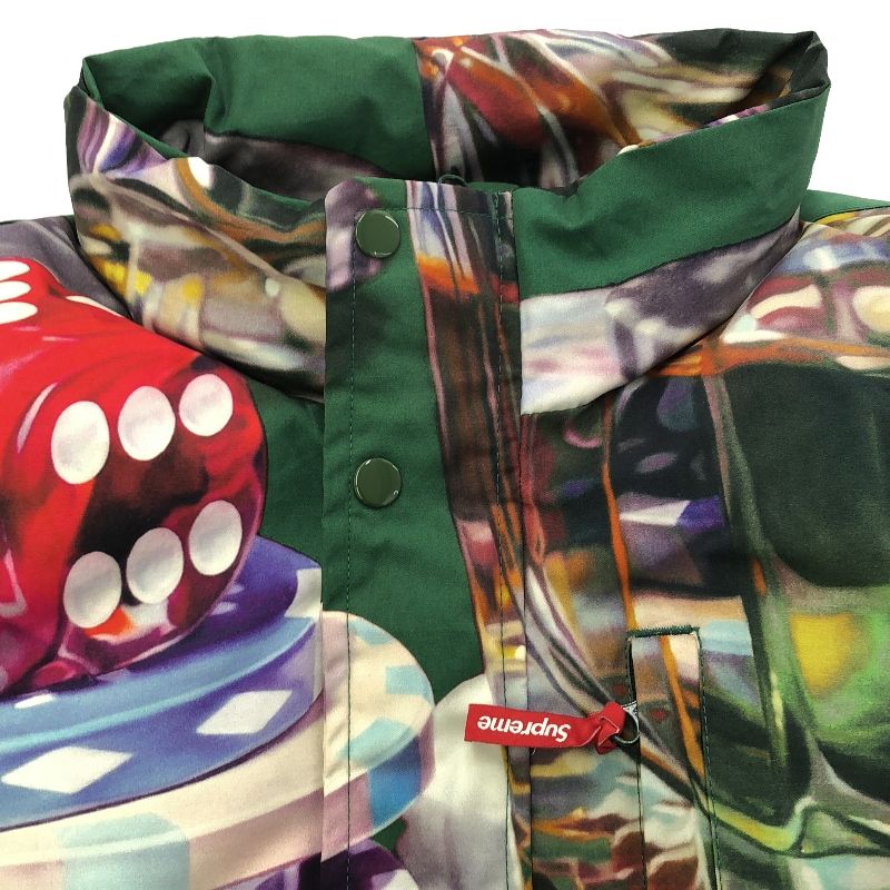 中古】Supreme casino down jacket サイズL シュプリーム[91] - メルカリ