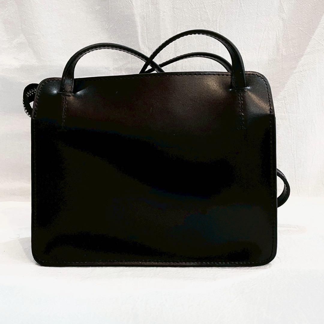 美品☆ YAHKI ヤーキ ダブルフェイスレザー クロスボディ