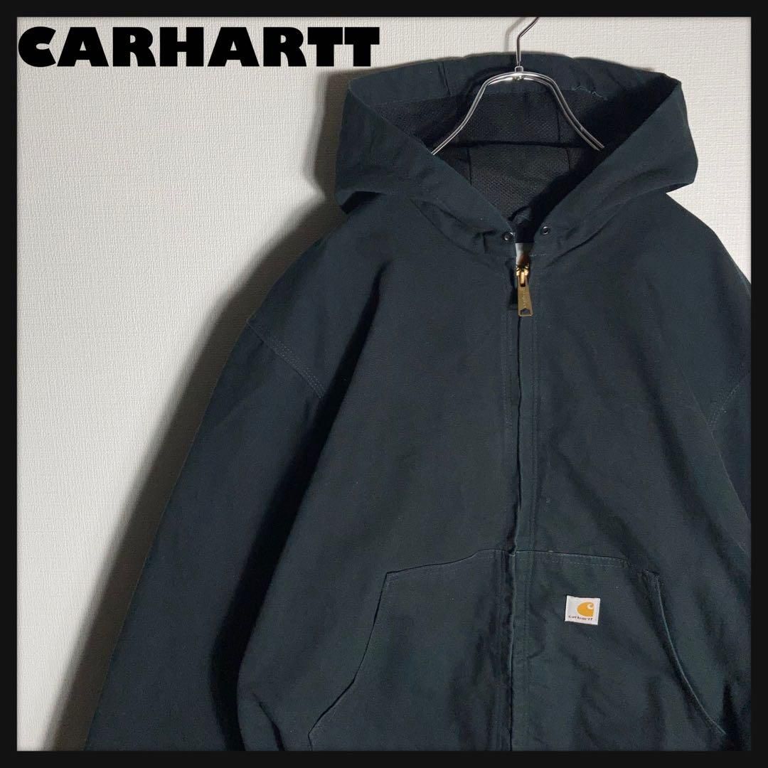 Carhartt 黒 アクティブジャケット 専用 USA製】Carhartt アクティブジャケット ダック地 黒 L - メルカリ