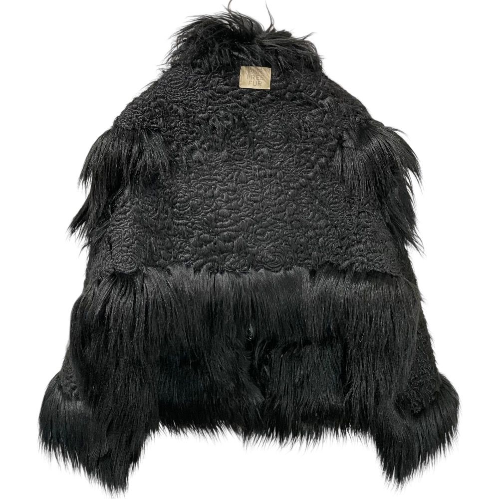 美品 STELLA McCARTNEY ステラマッカートニー ボタンレス エコファーベスト 40 ブラック レディース 古着 中古 美品 STELLA McCARTNEY ステラマッカートニー ボタンレス エコ
